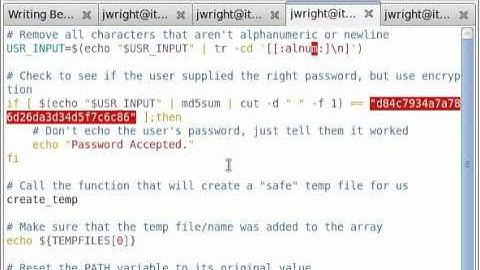 Writing Better Shell Scripts - Part 3 Video
