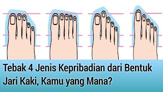 Tebak 4 Jenis Kepribadian dari Bentuk Jari Kaki,Kamu yang Mana?@ZeroTV187 #analisis #kepribadian