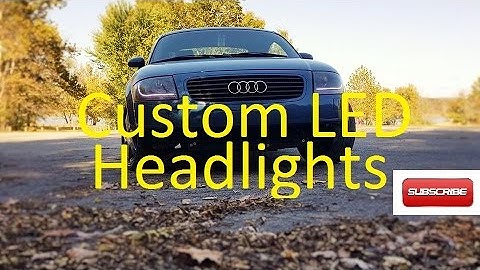 Custom LED Headlights Audi TT