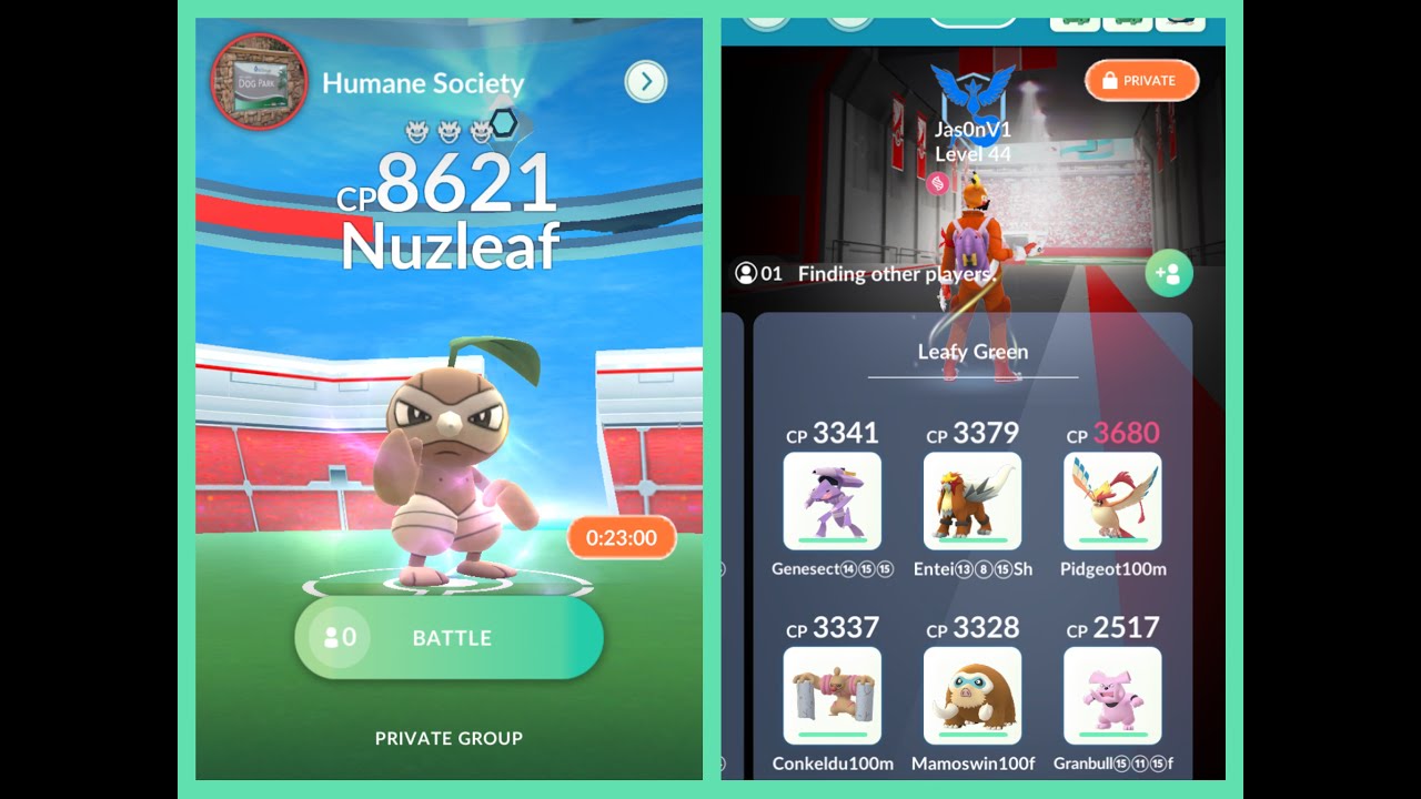 Nuzleaf Level 3 Raid Boss - Solo Battle w-2 Unique