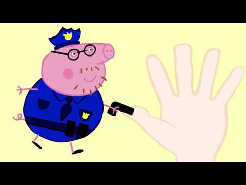 Peppa pig Crying kidneping policeman Finger Family Nursery Rhymes Lyrics new episode Parod