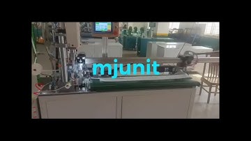mjunit high speed silent 2.8meters long length zipper machine, cutting and threading zipper head