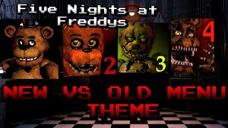 Five nights at Freddy’s New menu theme Vs Old Menu Theme | (Fnaf 1,2,3,4) Resimi