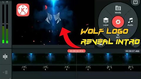 Wolf Logo Reveal intro in Kinemaster || Tutorial
