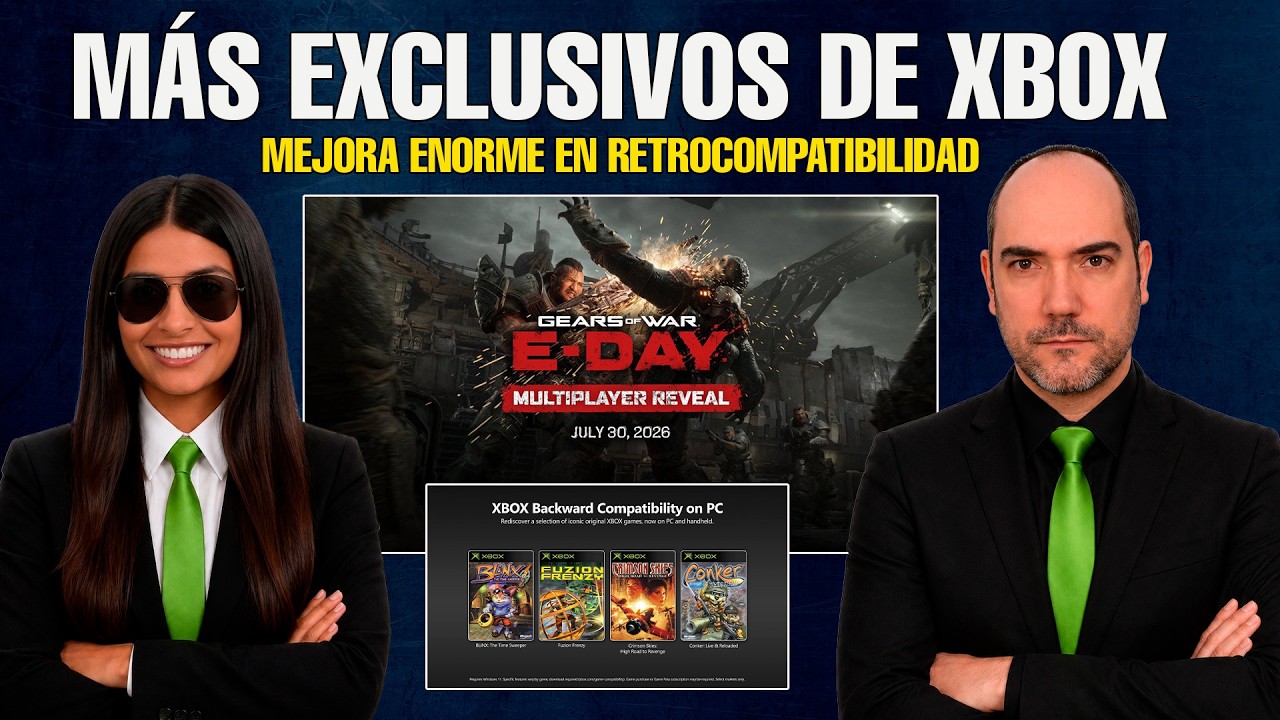 💥 ¡BOOM! XBOX REDOBLA SU APUESTA: EXCLUSIVOS, RETROCOMPATIBILIDAD, GAME PASS Y MÁS