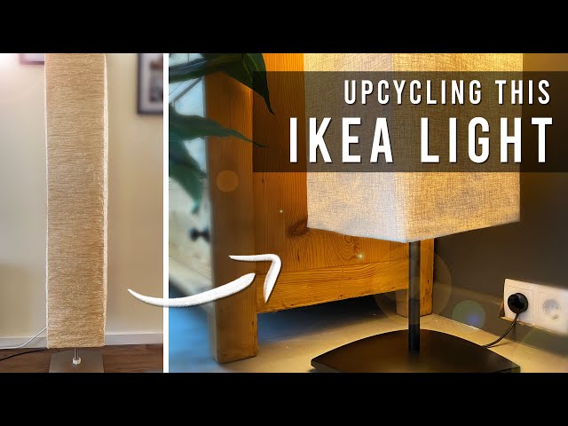 DIY Ottoman Diamond Tufted Ottoman: Ikea hack: Kulla Lamp Shade