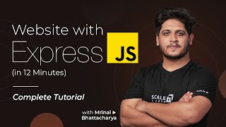 Create a Static Website using Express JS | Server HTML, CSS, and JavaScript Files in Node JS