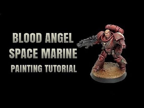 Miniature Machinations on Instagram: Blood Angels Space Marine Painting  Tutorial! For our next painting tutorial we decided to go with another  vibrant color scheme and this time we converted up an assault