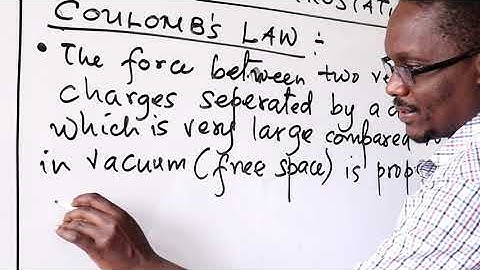 ELECTRODYNAMICS {Electrostatics i.e COULOMB