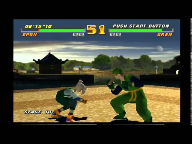 Tobal 2 Fighting Preview With FFVII Movie Selection Japanese