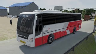 (3D운전게임) 고속버스가 좁은시골길을 지나가면은?? screenshot 5