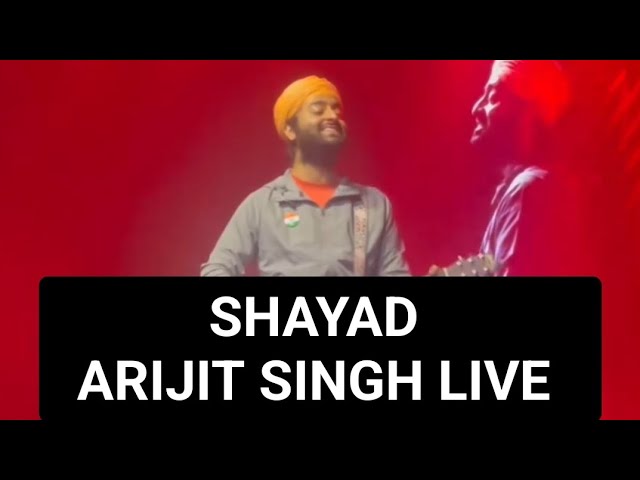 Shayad : Arijit Singh Live in concert At Cocacola Arena Dubai 🔥❤️ class=