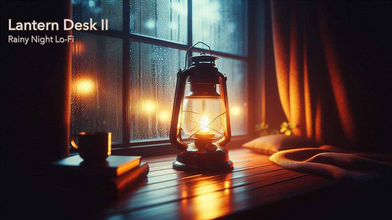 Lantern Desk II — Rainy Night Lo-Fi for Deep Focus & Calm Study