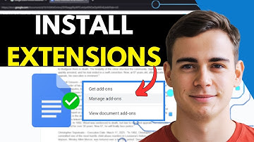 Google Docs - How To Install Extensions / Add-Ons on Google Docs