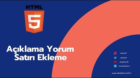 Html Dersleri 7. Html 