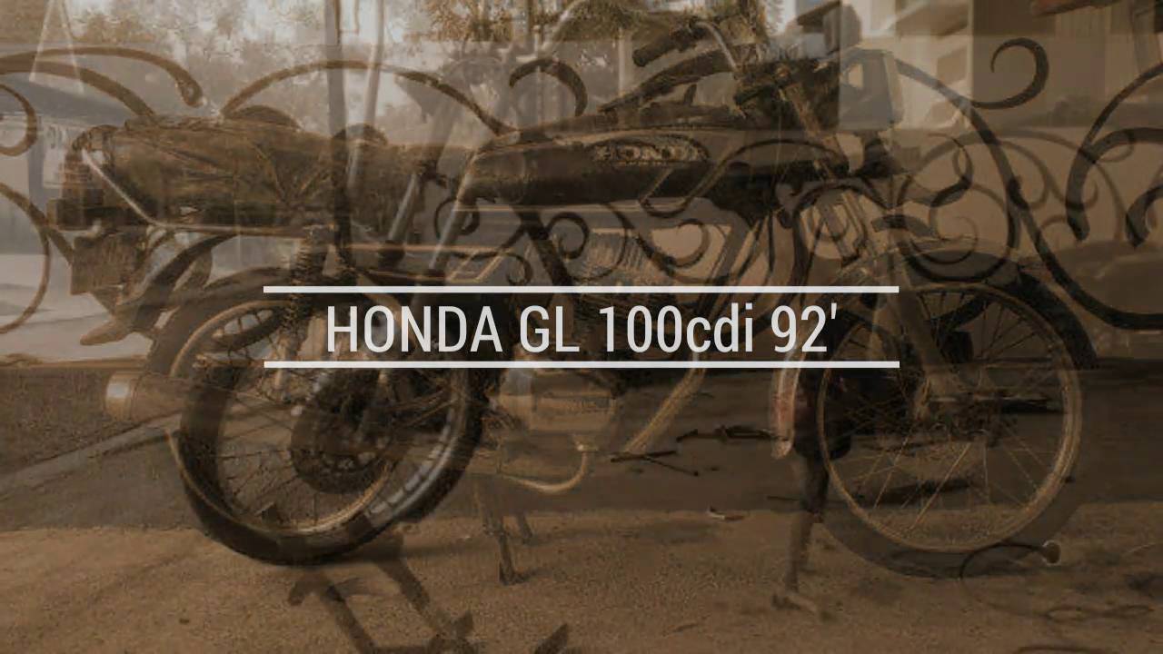 Modifikasi Jap Style HONDA GL 100 YouTube