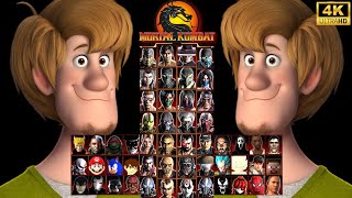 Mortal Kombat 9 Shaggy Mod Tag Ladder Gameplay 4K60Fps