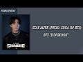 JUNGKOOK STAY ALIVE prod. by SUGA of BTS, arabic sub  مترجمة للعربية مع النطق
