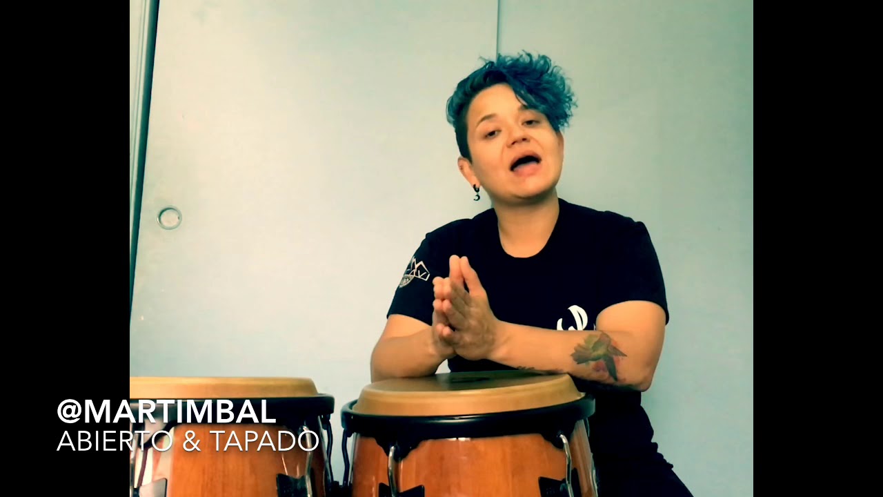 Sonido Abierto y Tapado en la conga