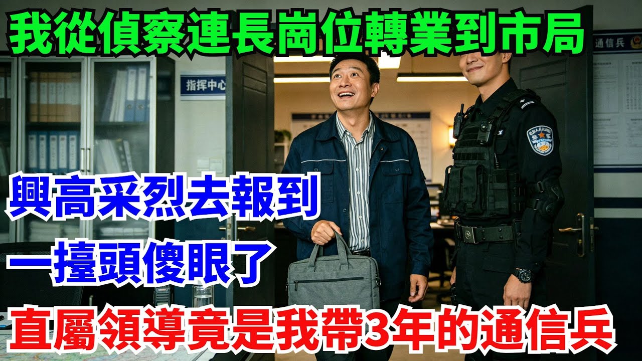 我從偵察連長崗位轉業到市局，興高采烈去報到，一擡頭傻眼了，直屬領導竟是我帶了三年的通信兵#奇聞#故事#原創故事#年代故事#軍人#退役#軍旅情