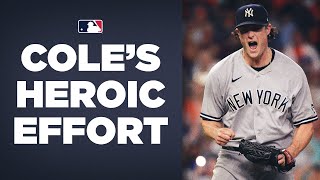 Gerrit Cole throws 129-pitch COMPLETE GAME SHUTOUT against former team! (First time back in Houston)