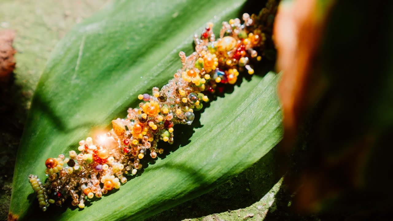 Как я использую остатки бисера и бусин.