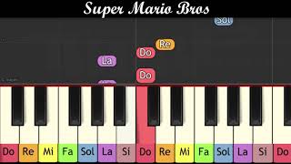 Jeux vidéos - Thème de Super Mario Bros (Piano pour enfants très facile) screenshot 5