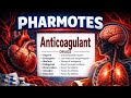 ANTICOAGULANT DRUGS AND THEIR MOA 