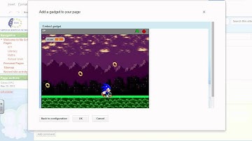 Gmail for school - sites -embedding objects like Java applets