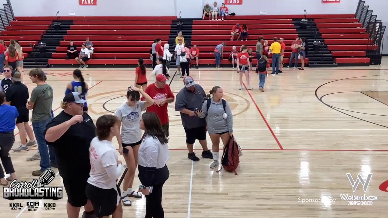 Glidden-Ralston vs Audubon Volleyball 09-10-26