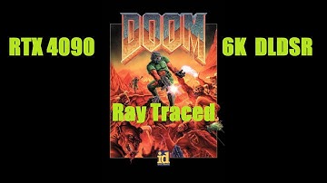 Doom (1993) Ray Traced "first Episode"-Gameplay | 6K DLDSR | DLSS | 60fps | RTX 4090 "Eco"-Mode