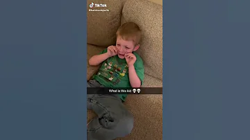 Kid possessed by amongus