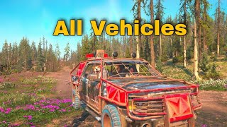 FAR CRY New Dawn  All Vehicles