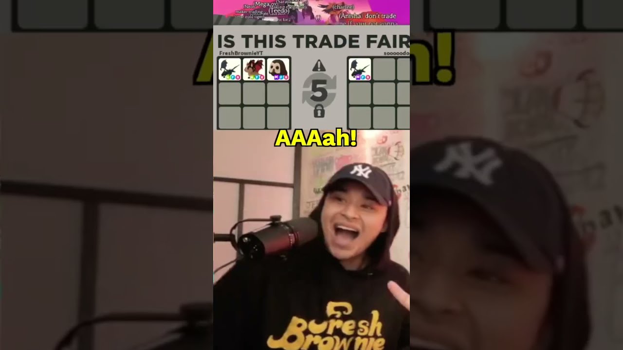 Crazy Mega Shadow Trade in Adopt Me!