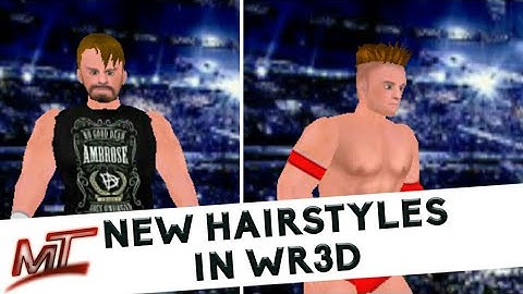 WR3D WWE MOD | NEW HAIRSTYLES IN WR3D | WR3D WRESTLEMANIA MOD BY MT | WR3D LATEST MOD DOWNLOAD LINK