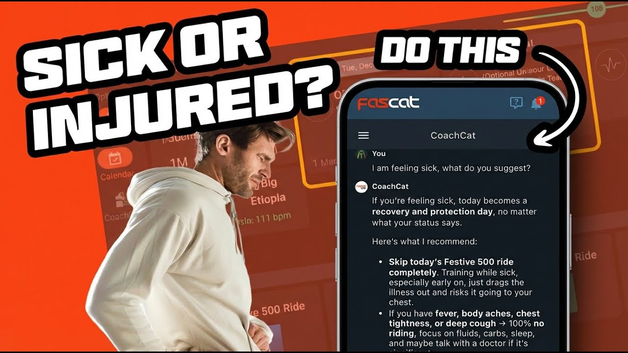 How to Use Your Coach, When You Get Sick or Injured