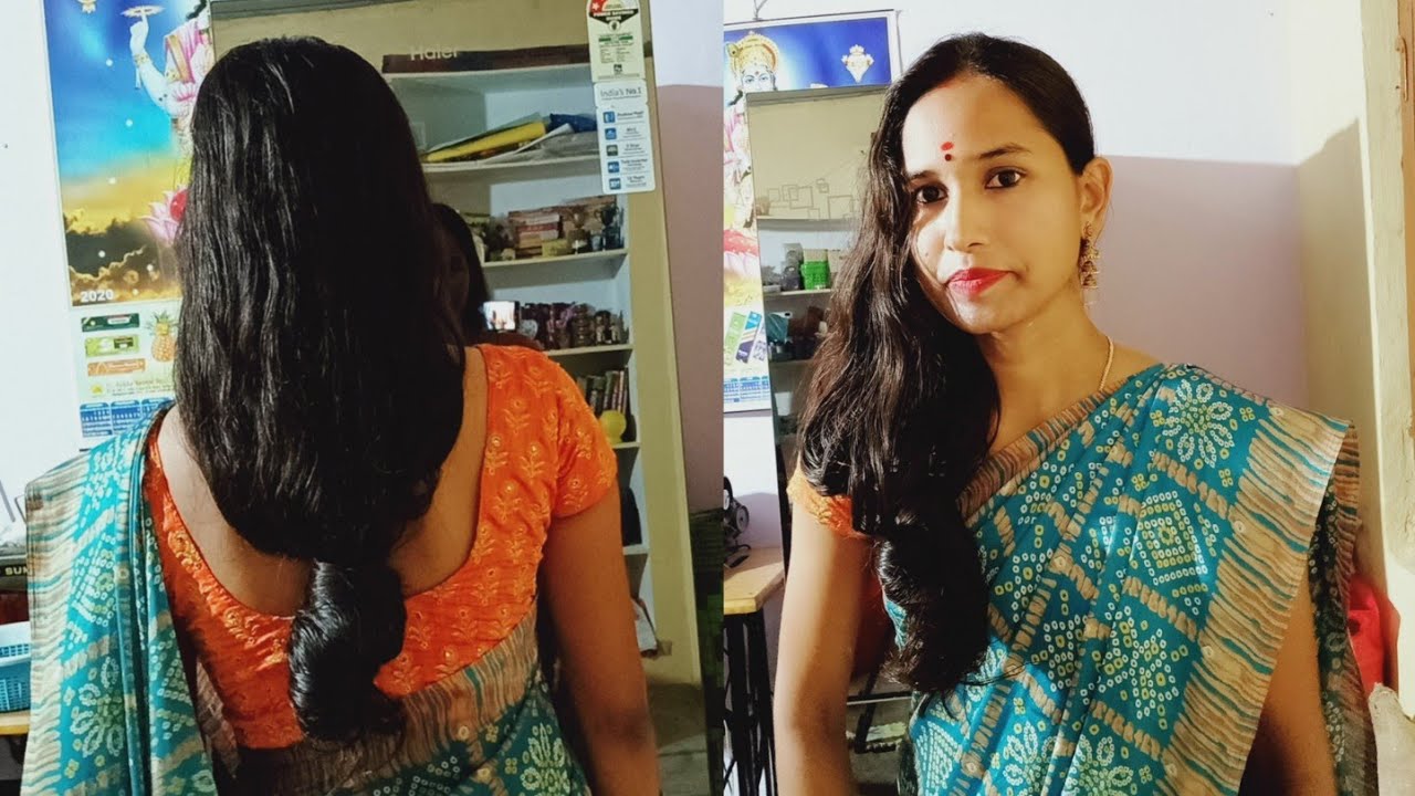 South Indian Oldest shika Mudi Hairstyle For Long Hairs After Hair