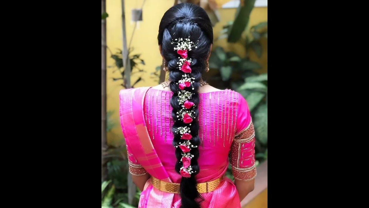 Pin by PRADEEP RAY on GAJARA HAIR BUN | Indian bridal hairstyles, Bun  hairstyles, Braids for long hair