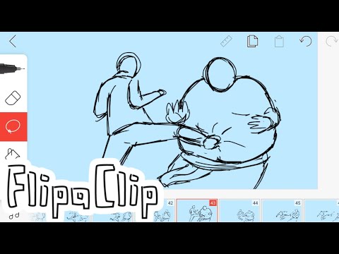How to animate Fight scene in flipaclip | Flipaclip animation