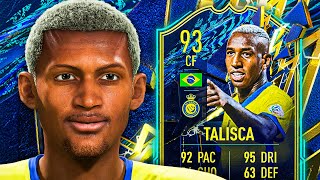 EXTINCT AT 850K?!  93 TOTS Talisca Player Review - FIFA 22 Ultimate Team