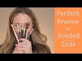 Best eyeshadow brushes for hooded lids! ....(or small eyes)