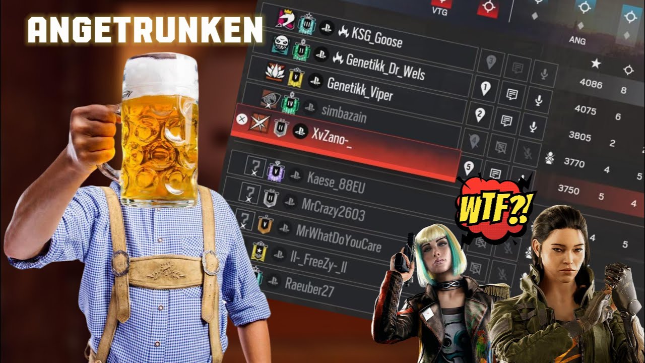 Angetrunken R6 Ranked! 
