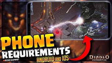 Phone / Tablet Requirements to play Diablo Immortal