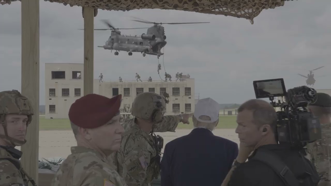 Special Operations Demo for the Commander in Chief Donald J. Trump
