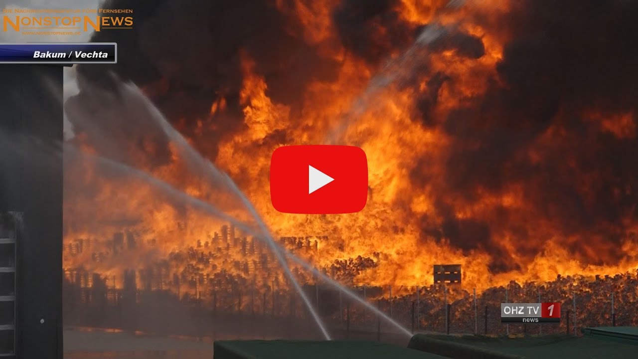 Flammeninferno verursacht Millionenschaden auf Firmengelände