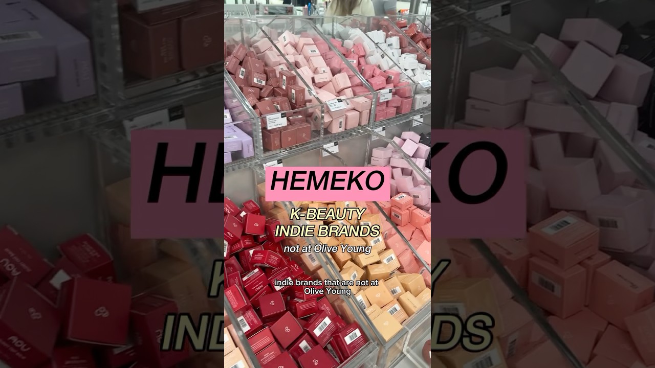 Korean celebrities shop here instead of Olive Young! 