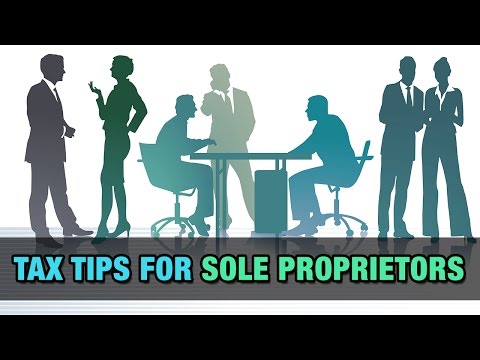 Tax Tips for Sole Proprietors