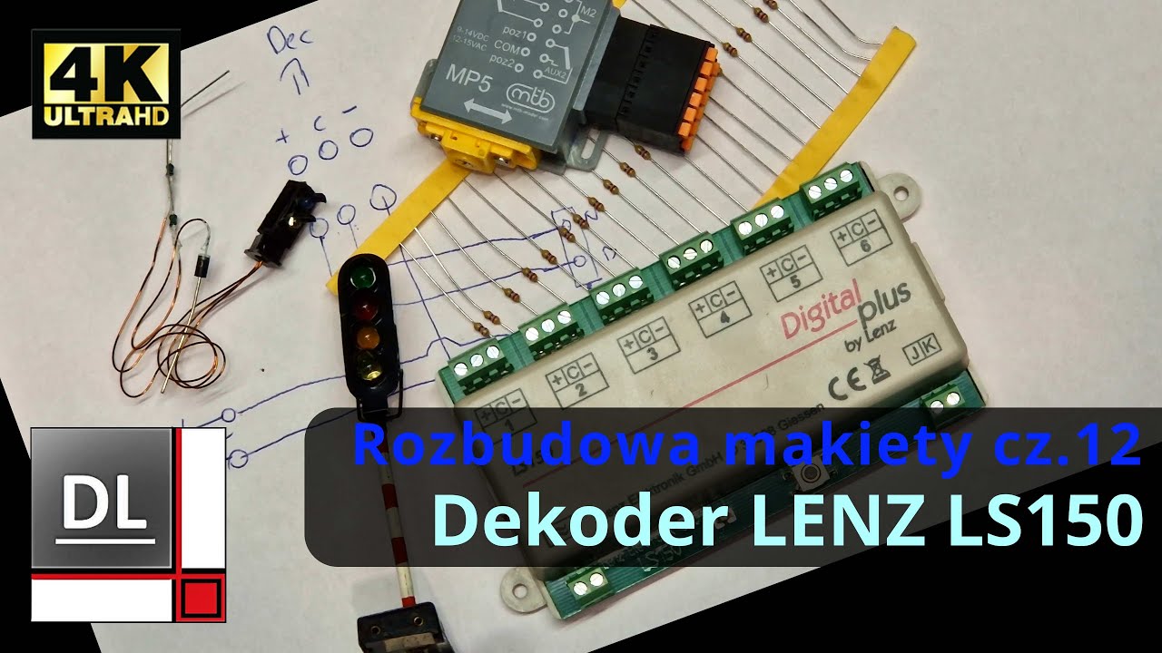 Dekoder LENZ LS150 i napęd MP5 - Rozbudowa cz.12 #Makieta #Piko #H0 #DCC #PKP