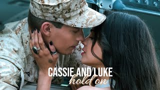 Cassie and Luke | hold on  #purplehearts