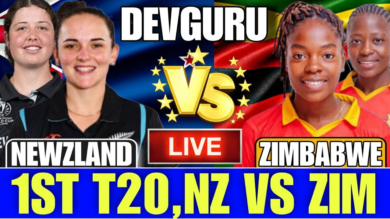 🔴 Live |New Zealand Women Vs Zimbabwe Women Live | ZIM-W vs NZ-W | Score Commentary